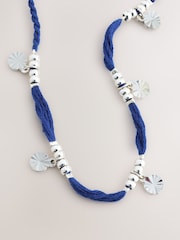 Blue Thread Disc Drop Pully Anklet - Image 4 of 5