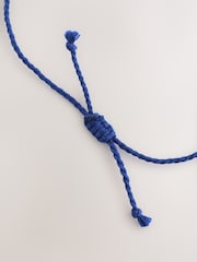 Blue Thread Disc Drop Pully Anklet - Image 5 of 5