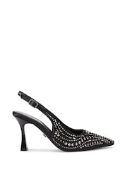 Carvela Catwalk Sling Black Shoes - Imagem 2 de 5