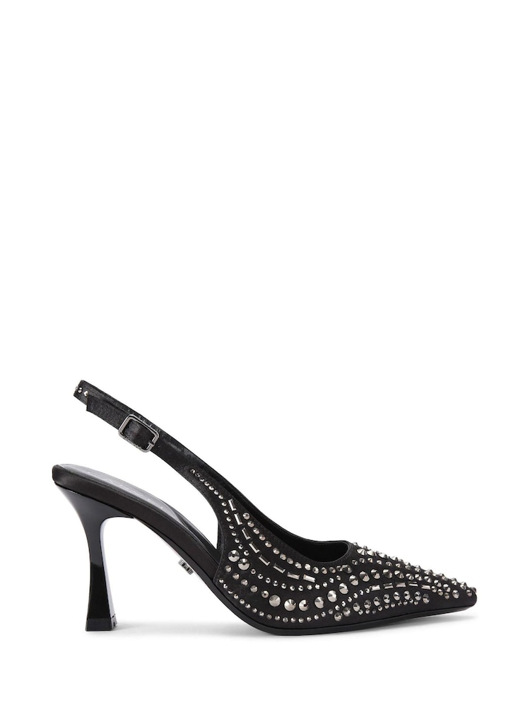 Carvela Catwalk Sling Black Shoes - Imagem 2 de 5