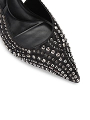 Carvela Catwalk Sling Black Shoes - Imagem 4 de 5