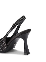 Carvela Catwalk Sling Black Shoes - Imagem 5 de 5