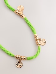 Green Thread Disc Drop Pully Anklet - Image 5 of 6