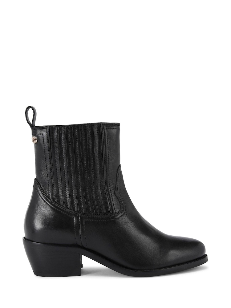 Carvela Dolly Western Black Boots - Image 2 of 5
