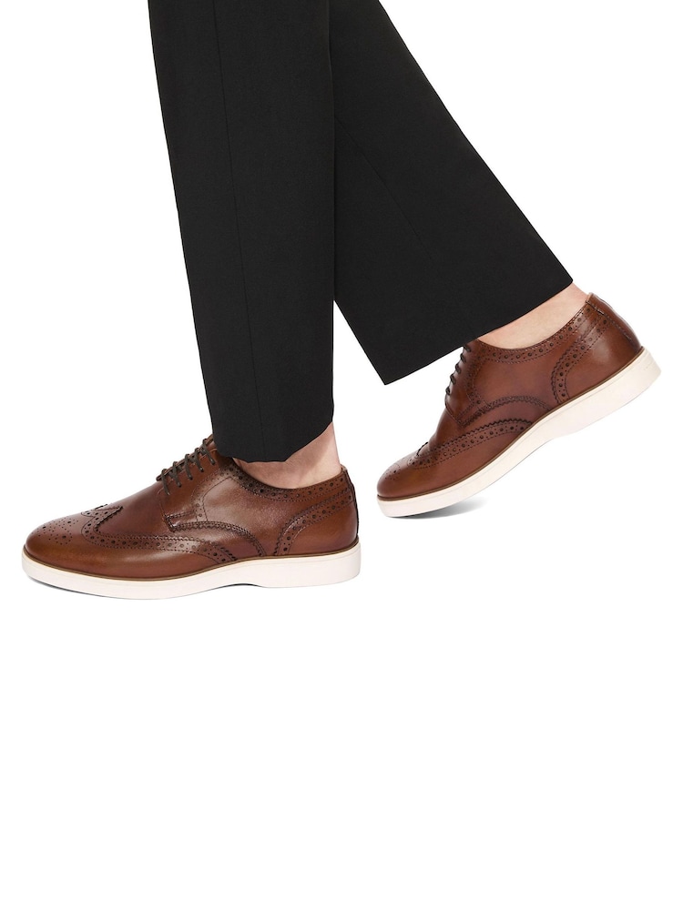 KG Kurt Geiger Natural Franz Brogues - Image 1 of 5