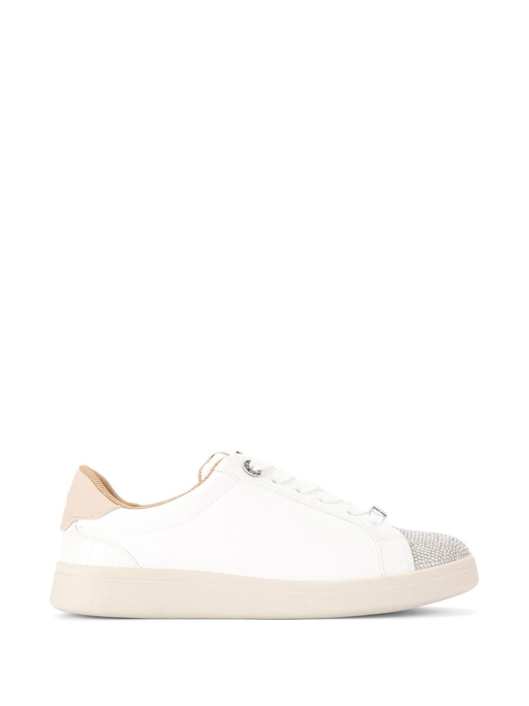 KG Kurt Geiger Eliza Gem White Trainers - Image 1 of 5
