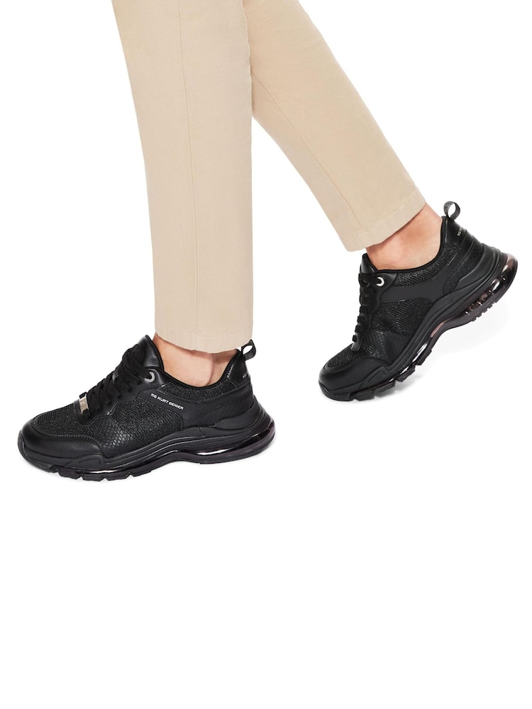 KG Kurt Geiger Nico Black Trainers - Image 1 of 5