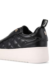 Negro oscuro - Zapatillas de deporte acolchadas y superligeras sin cordones de KG Kurt Geiger - Imagen 3 de 4