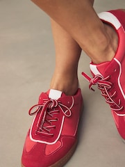 Red Forever Comfort® Lace-Up Trainers - Image 7 of 12