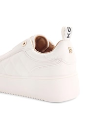 Blanco - Zapatillas de deporte acolchadas y superligeras sin cordones de KG Kurt Geiger - Imagen 4 de 5