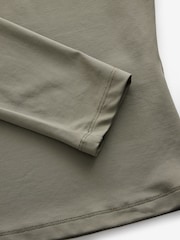 Olive Green Soft Touch Long Sleeve Top - Image 7 of 8