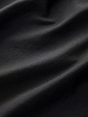 Black Soft Touch Polyamide Ruched Sleeveless Top - Image 8 of 8