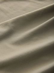 Olive Green Soft Touch Polyamide Ruched Sleeveless Top - Image 5 of 6