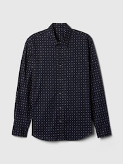 Gap Стрейчевый поплин рубашки - Изображение 4 из 5