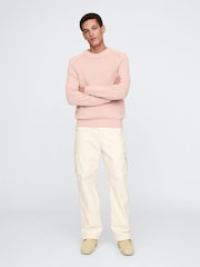 Pink - Gap Raglan-Pullover mit Rundhalsausschnitt - Bild 3 von 5