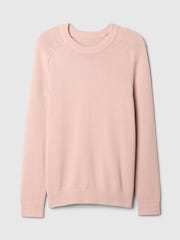 Pink - Gap Raglan-Pullover mit Rundhalsausschnitt - Bild 5 von 5