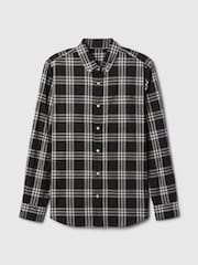 Gap Black Regular Fit Long Sleeve Poplin Shirt - Image 4 of 5
