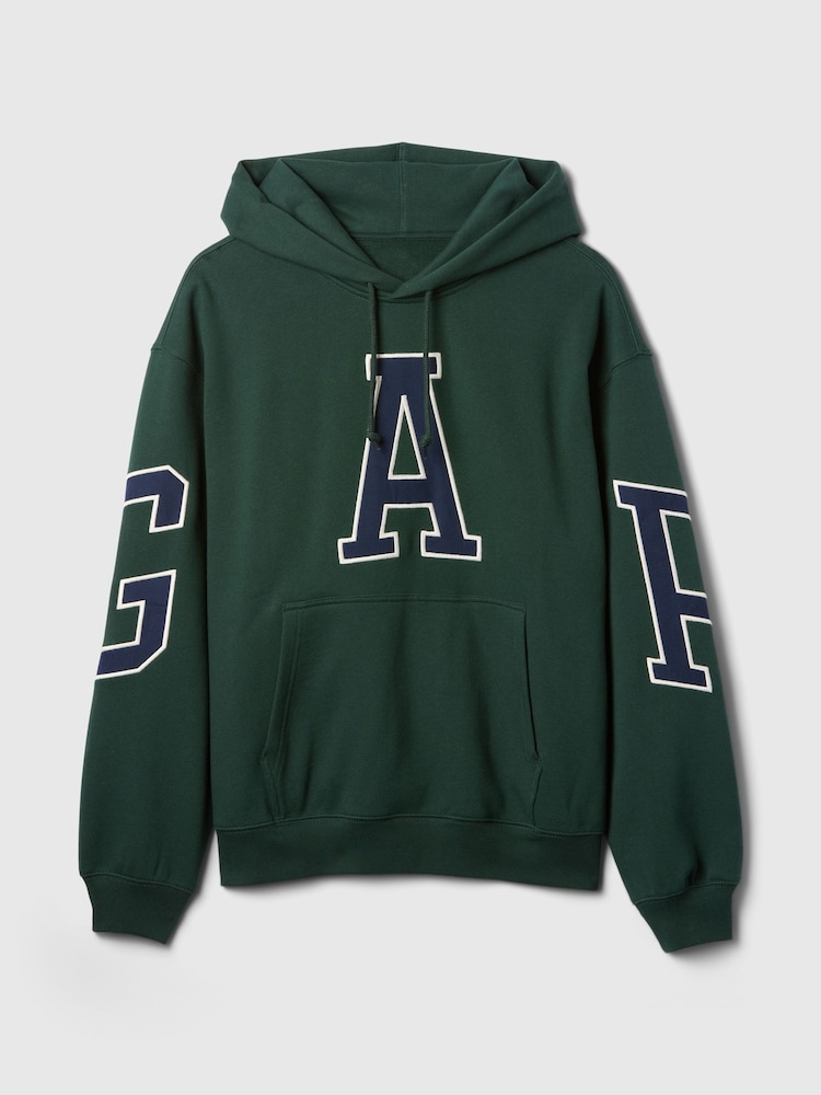 Gap Dark Green Heavyweight Logo Hoodie - Image 5 of 5