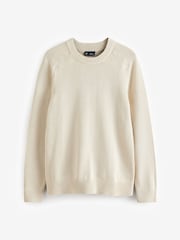 Creme - Gap Raglan-Pullover mit Rundhalsausschnitt - Bild 5 von 8
