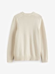 Creme - Gap Raglan-Pullover mit Rundhalsausschnitt - Bild 6 von 8