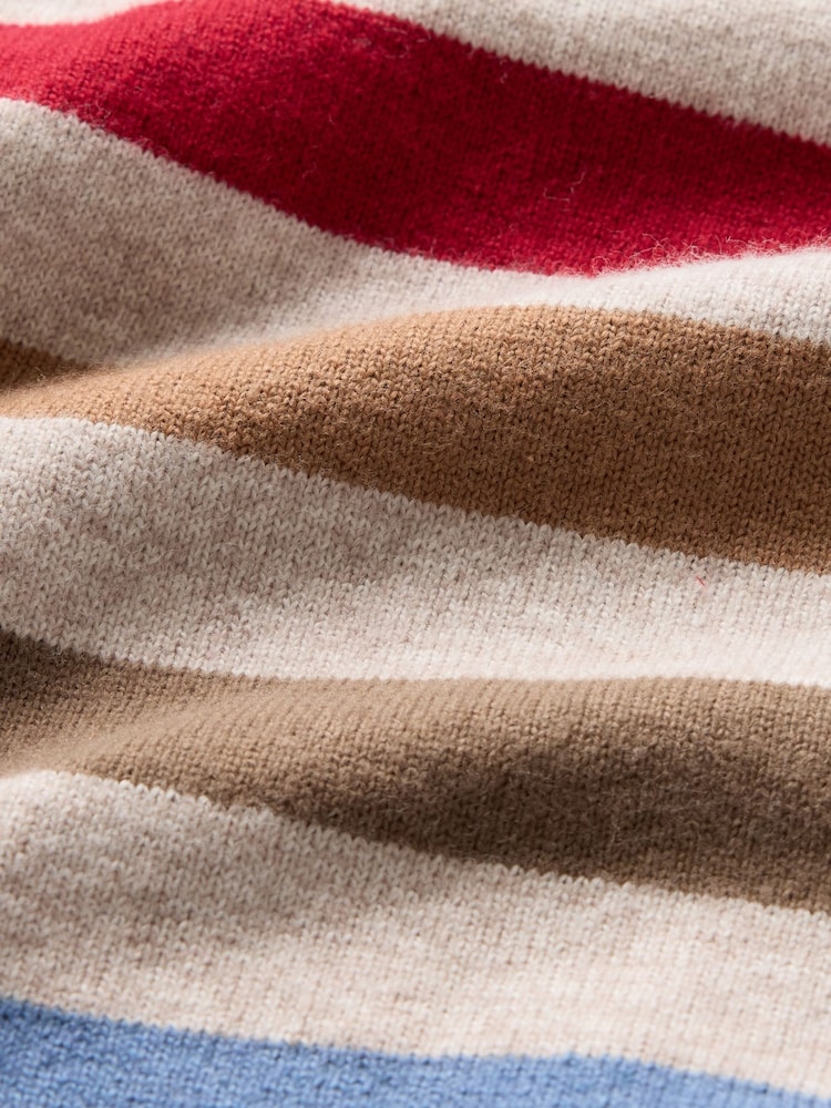 Gap Cream Stripe CashSoft Crew Neck Jumper - Image 5 of 5 Gap Cream Stripe CashSoft Crew Neck Jumper - Image 5 of 5