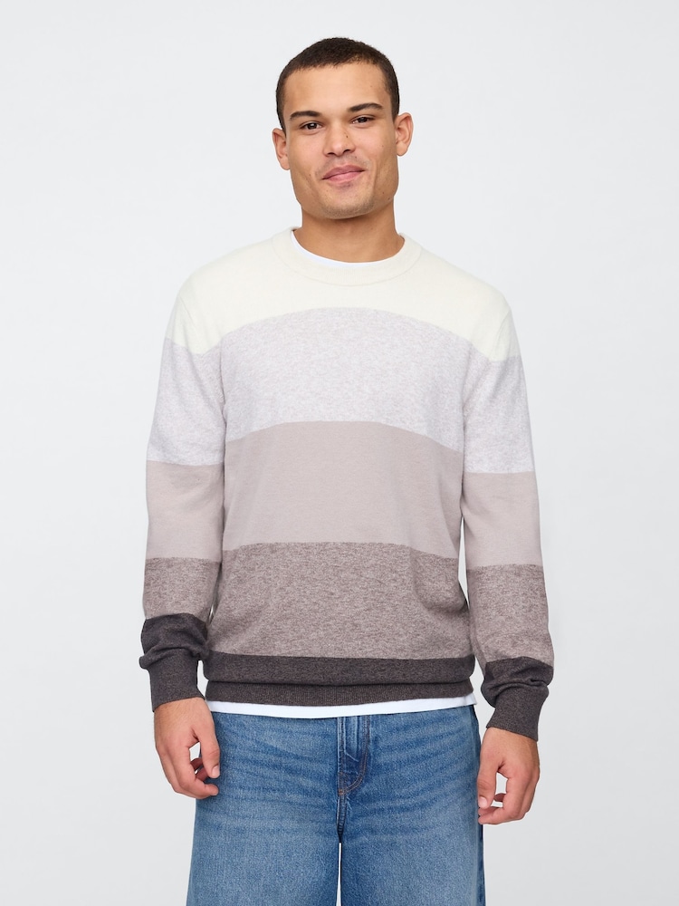 Gap Beige CashSoft Crew Neck Jumper - Image 1 of 5