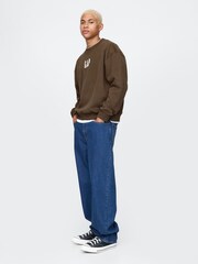 Braun - Gap – Vintage – weicher Pullover mit Logo - Bild 3 von 5