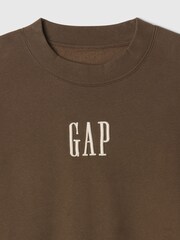 Braun - Gap – Vintage – weicher Pullover mit Logo - Bild 5 von 5