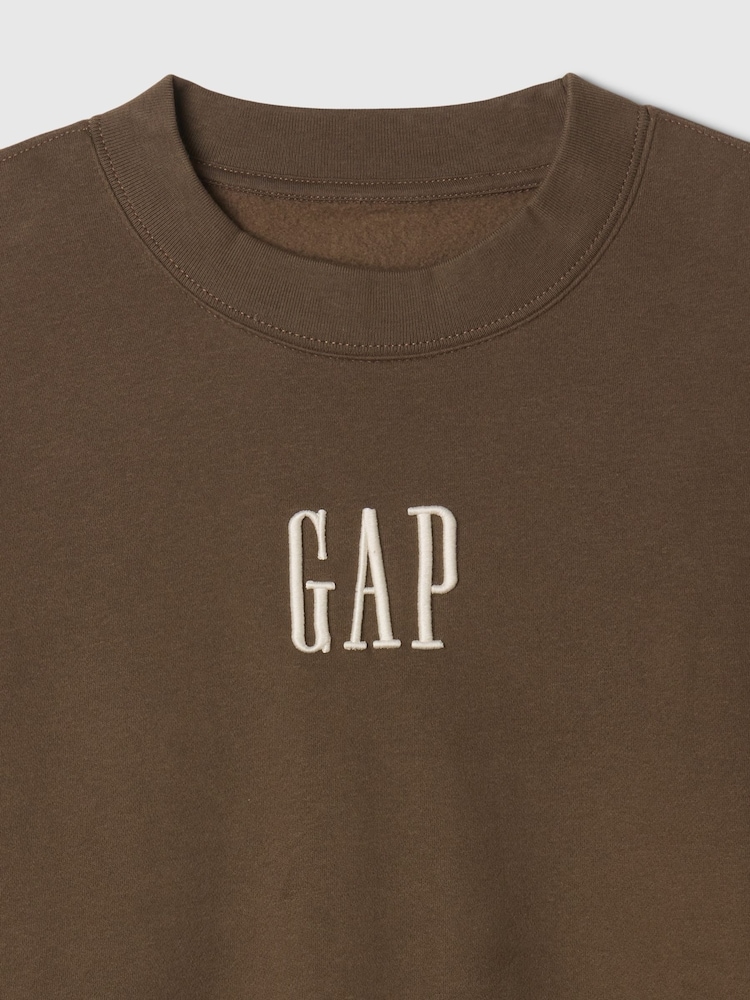 Braun - Gap – Vintage – weicher Pullover mit Logo - Bild 5 von 5