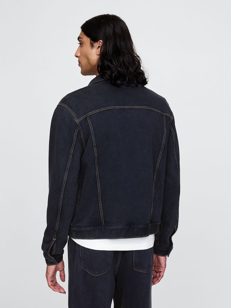 Gap Blue Heavyweight Fleece-Lined Denim Jacket - Image 2 of 5