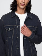 Gap Blue Heavyweight Fleece-Lined Denim Jacket - Image 4 of 5