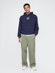 Gap Navy Blue Vintage Soft Logo Hoodie - Image 3 of 5