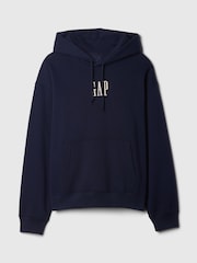 Gap Navy Blue Vintage Soft Logo Hoodie - Image 4 of 5