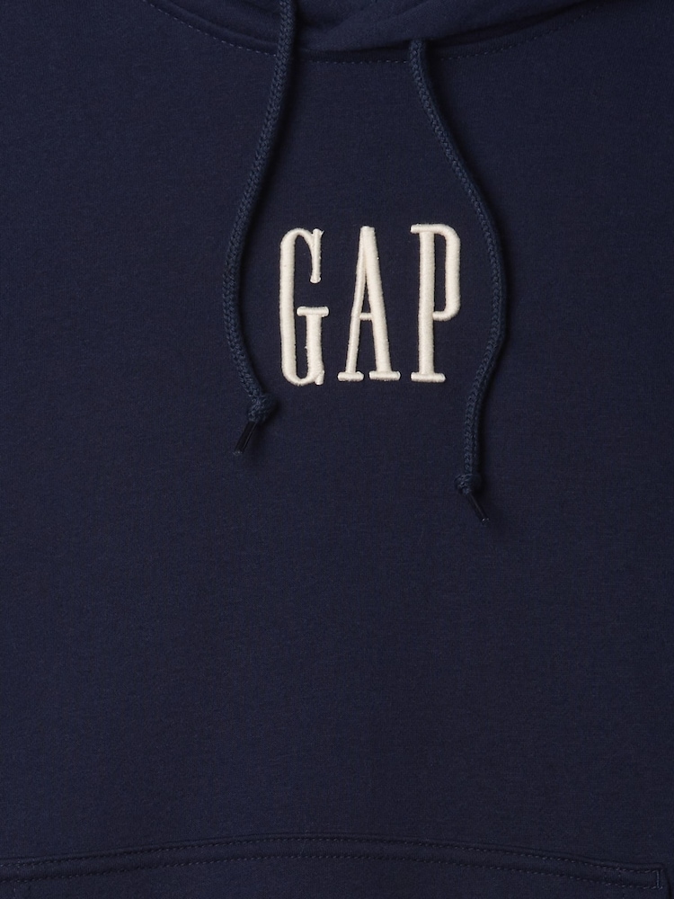 Gap Navy Blue Vintage Soft Logo Hoodie - Image 5 of 5