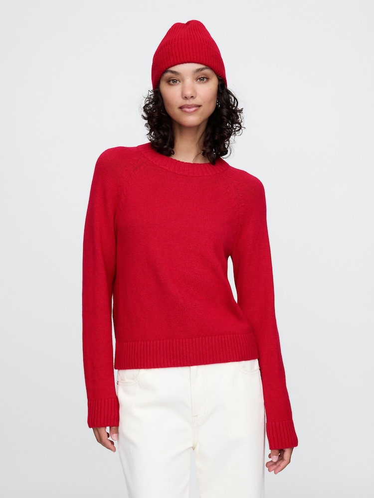 Gap Red CashSoft Beanie Hat - Image 1 of 3