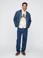 Cream - Hanorac cu logo Gap Athletic - Image 3 of 5