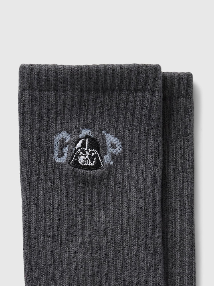 Gap Black Adults Star Wars Logo Crew Socks - Image 2 of 2