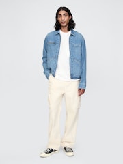 Gap Zip-Up Denim-Hemdjacke - Bild 3 von 5