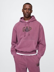 Mandaloriano en morado - Sudadera gruesa con capucha y diseño de Star Wars de Gap - Imagen 1 de 5