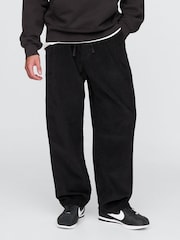 Gap Black Baggy Pleated Corduroy Trousers - Image 2 of 5
