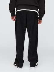 Gap Black Baggy Pleated Corduroy Trousers - Image 3 of 5
