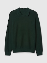 Gap Green CashSoft Polo Neck Jumper - Image 4 of 5