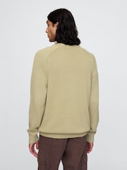 Gap Green Raglan Crew Neck Jumper - Image 2 of 5