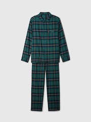 Gap Green Adult Poplin Pyjama Top and Bottoms Set - Image 5 of 5