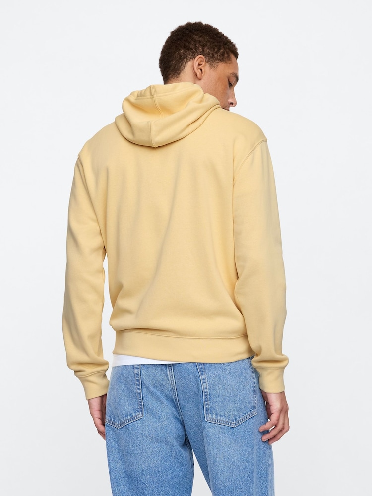 Amarillo - Cremallera - Sudadera con capucha y logo en arco de Gap - Imagen 2 de 4