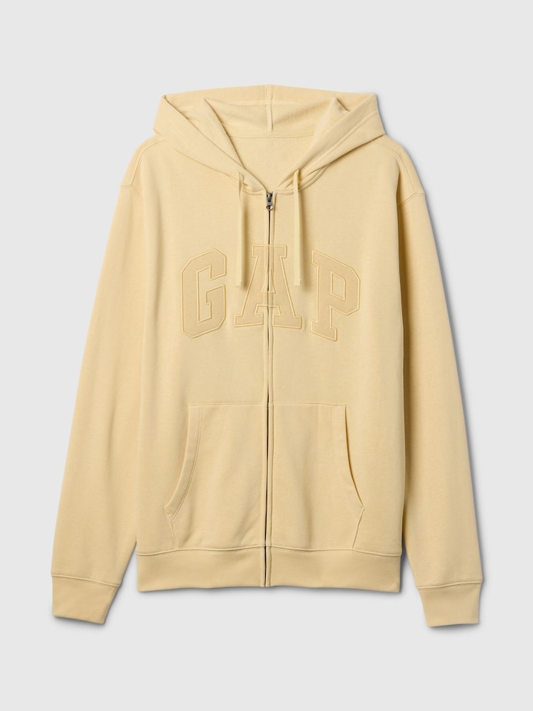 Amarillo - Cremallera - Sudadera con capucha y logo en arco de Gap - Imagen 4 de 4