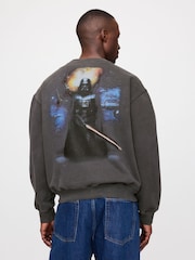 Gap Black Star Wars Oversized Graphic Jumper - Image 2 of 5