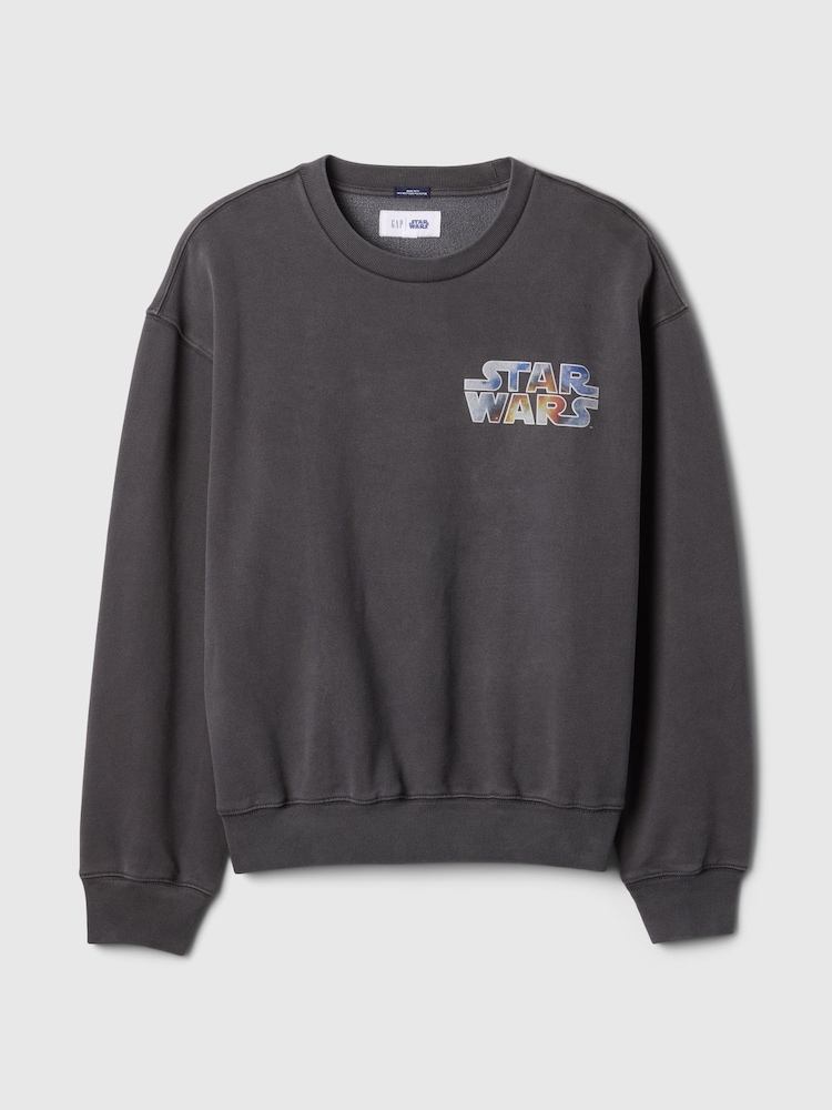 Gap Black Star Wars Oversized Graphic Jumper - Image 5 of 5