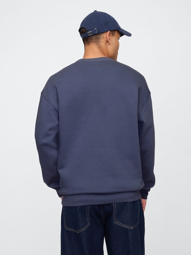 Gap Blue London Logo Crew Neck Sweatshirt - Image 2 of 5