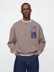 Gap Brown Star Wars Oversized Graphic Jumper - Image 1 of 5